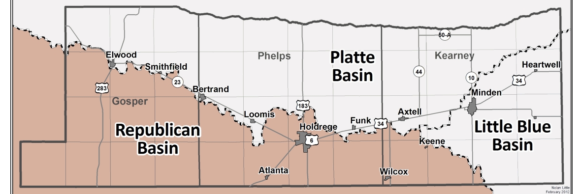 Republican Basin of the Tri-Basin NRD: Program area highlighted.