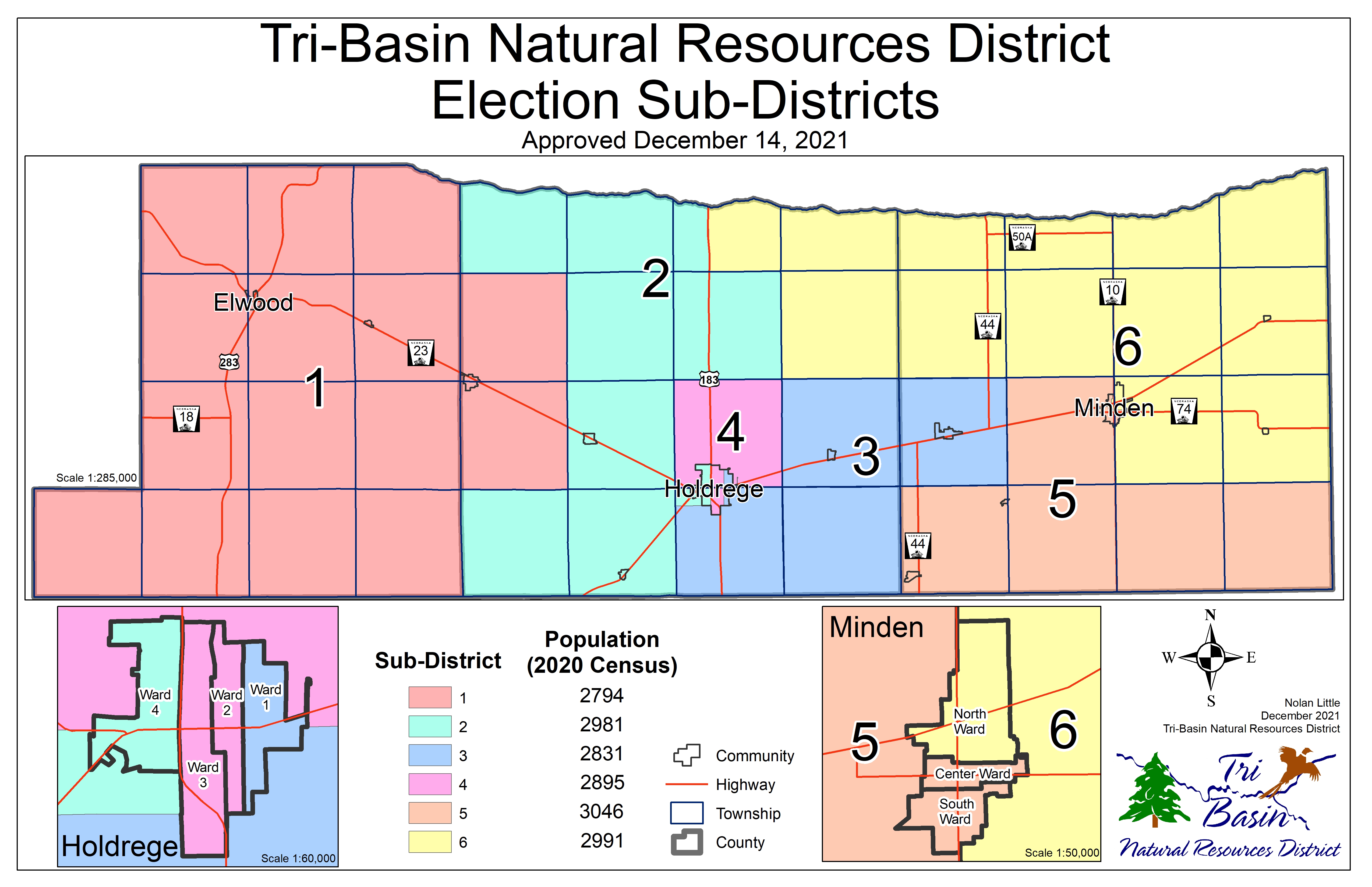 TBNRD Sub-Districts