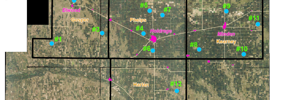 Map of 2026 TBAWMN locations