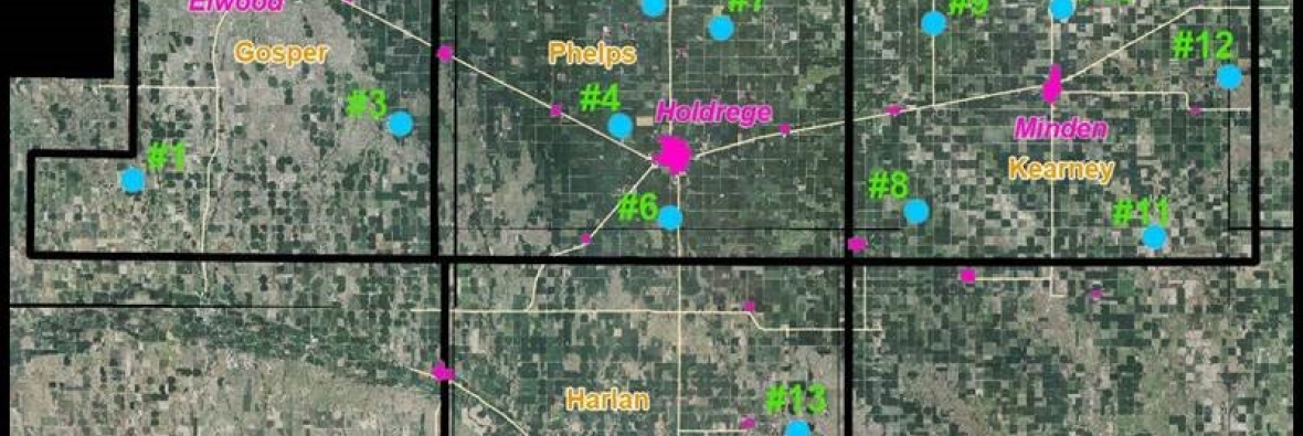 Tri-Basin Atmometer Location Map