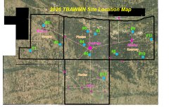Map of TBAWMN 2026 locations