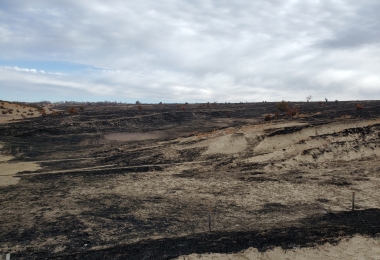 Gosper County Fire Damaged