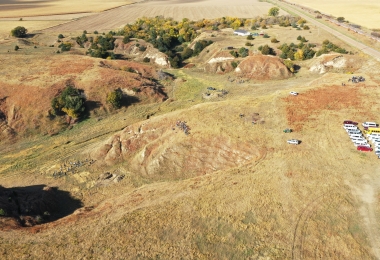 Arial of State Land Judging Sites